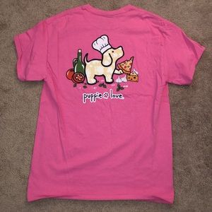 Puppy love rescue pizza chef shirt